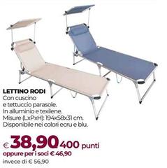 Blu - Lettino Rodi