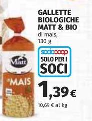 Matt & diet - Gallette Biologiche