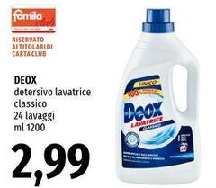 Deox - Detersivo Lavatrice Classico