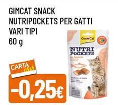 Gimcat - Snack Nutripockets Per Gatti