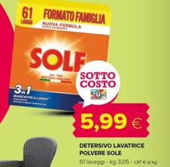Sole - Detersivo Lavatrice Polvere