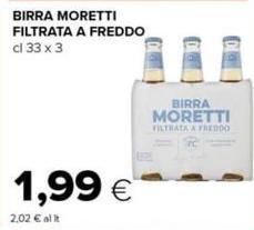 Moretti - Birra Filtrata A Freddo