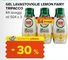 Fairy - Gel Lavastoviglie Lemon