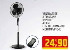 Improve - Ventilatore A Piantana  40 Cm.
