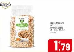 Bio - Farro Soffiato  Buono E Gusto Al Miele