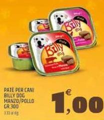 Billy Dog - Pate Per Cani Manzo/Pollo