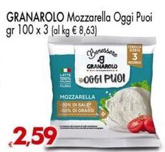 Granarolo - Mozzarella Oggi Puoi