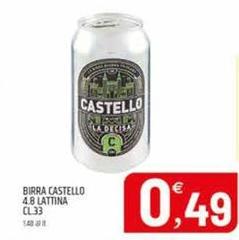 Castello - Birra 4.8 Lattina