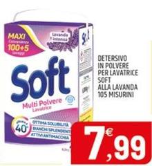Maxi - Detersivo In Polvere Per Lavatrice Soft Alla Lavanda