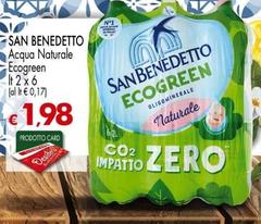 San Benedetto - Acqua Naturale Ecogreen