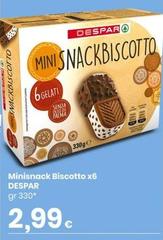 Despar - Minisnack Biscotto X6