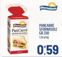 Sfornasole - Pancarrè