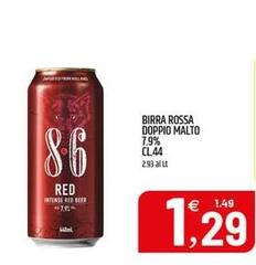 86 Original - Birra Rossa Doppio Malto 7.9%