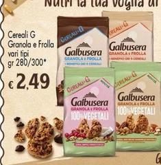 Galbusera - Cereali G Granola E Frolla