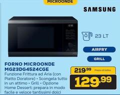 Samsung - MG23DG4524CGE Forno A 23LT Grill Microonde Gariconegar