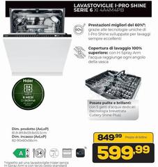 Haier - Lavastoviglie I-pro Shine serie 6 X LL 44m4P8