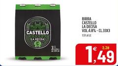 Castello - Birra La Decisa Vol.4.8%