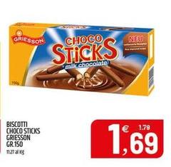 Griesson - Biscotti Choco Sticks