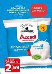 Granarolo - Mozzarella Benessere Accadi Senza Lattosio