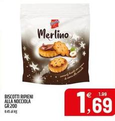Merlini - Biscotti Ripieni Alla Nocciola