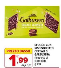 Galbusera - Sfoglie Con Riso Soffiato Cereali G