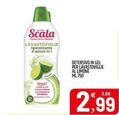 Scala - Detersivo In Gel Per Lavastoviglie Al Limone