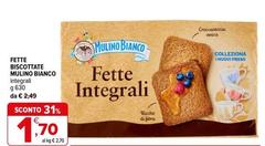 Mulino Bianco - Fette Biscottate Integrali