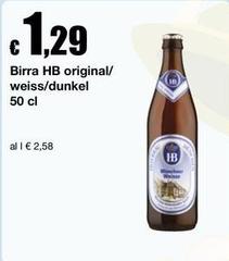 HB - Birra Hb Original/ Weiss/ Dunkel