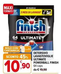 Finish - Detersivo Lavastoviglie Ultimate Powerball
