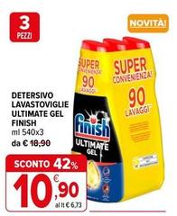 Finish - Detersivo Lavastoviglie Ultimate Gel