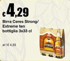 Ceres - Birra Strong/Extreme Ten Bottiglia