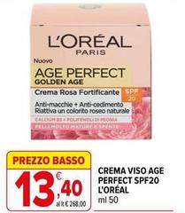 L'Oreal - Crema Viso Age Perfect SPF20
