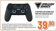 Control - ler Wireless Per Ps4 Mizar Black