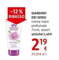 Giardino Dei Sensi - Crema Mani Profumata 75 Ml, Assort.