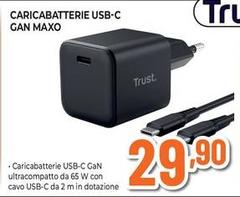 Trust - Caricabatterie Usb-c Gan Maxo
