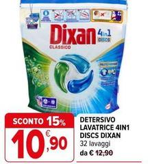 Dixan - Detersivo Lavatrice 4in 1 Discs