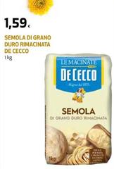De Cecco - Semola Di Grano Duro Rimacinata