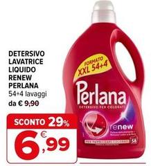Perlana - Detersivo Lavatrice Liquido Renew