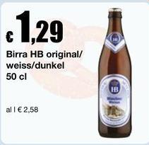 HB - Birra Hb Original/ Weiss/ Dunkel