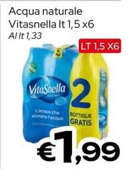 Vitasnella - Acqua Naturale