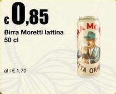 Moretti - Birra Lattina