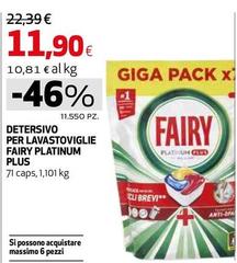 Fairy - Detersivo Per Lavastoviglie Platinum Plus
