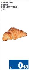 Cornetto Vuoto Pre Lievitato