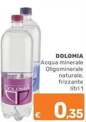 Dolomia - Acqua Minerale Oligominerale Naturale