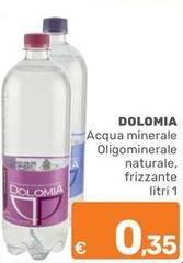 Dolomia - Acqua Minerale Oligominerale Naturale