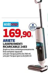 Ariete - Lavapavimenti Ricaricabile 2483