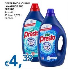 Bio Presto - Detersivo Liquido Lavatrice