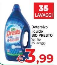 Bio Presto - Detersivo Liquido