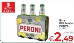 Peroni - Birra Chill Lemon