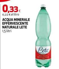 Lete - Acqua Minerale Effervescente Naturale